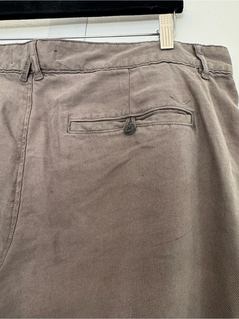 NWT Hudson Classic Slim Straight Fit Stretch Linen Blend Chino Pants *FLAWS*